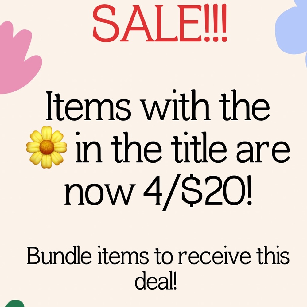 Special sale!!